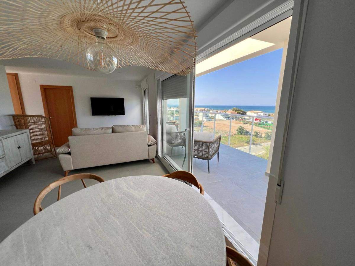 Beautiful Penthouse With Pool And Wonderful Beach View Oliva Luaran gambar