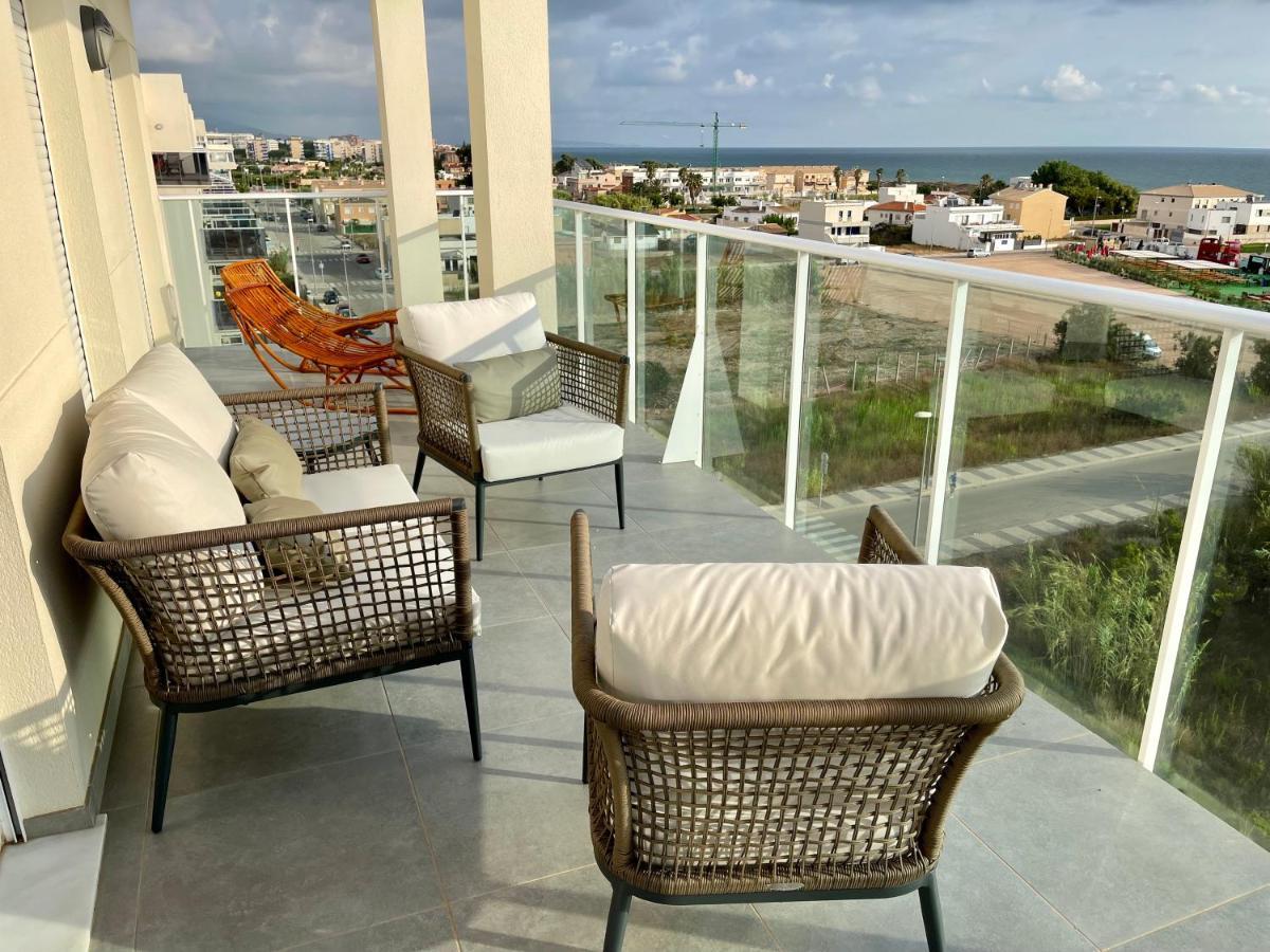Beautiful Penthouse With Pool And Wonderful Beach View Oliva Luaran gambar